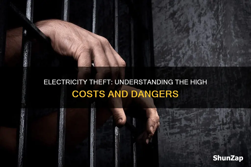 what are the consequences of stealing electricity