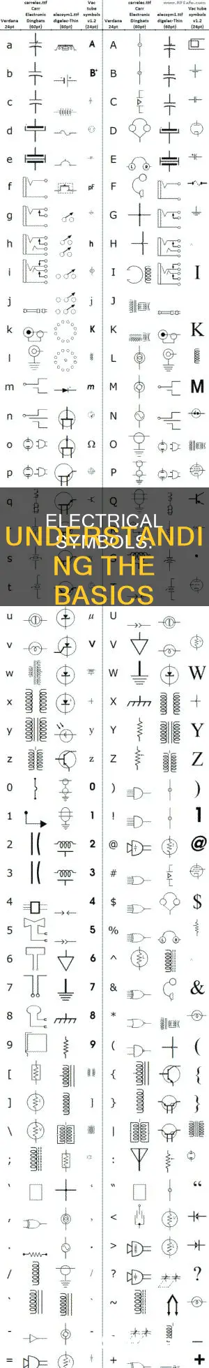 what are the different common electrical symbols
