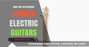 Fender Electric Guitars: A Comprehensive Guide