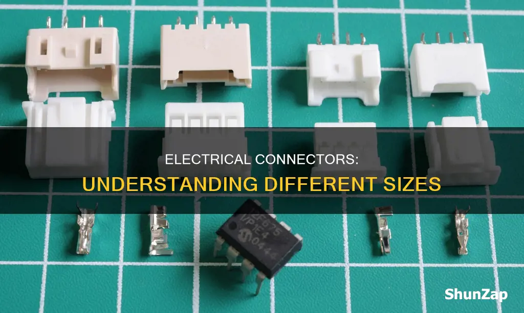 what are the different size electrical connectors