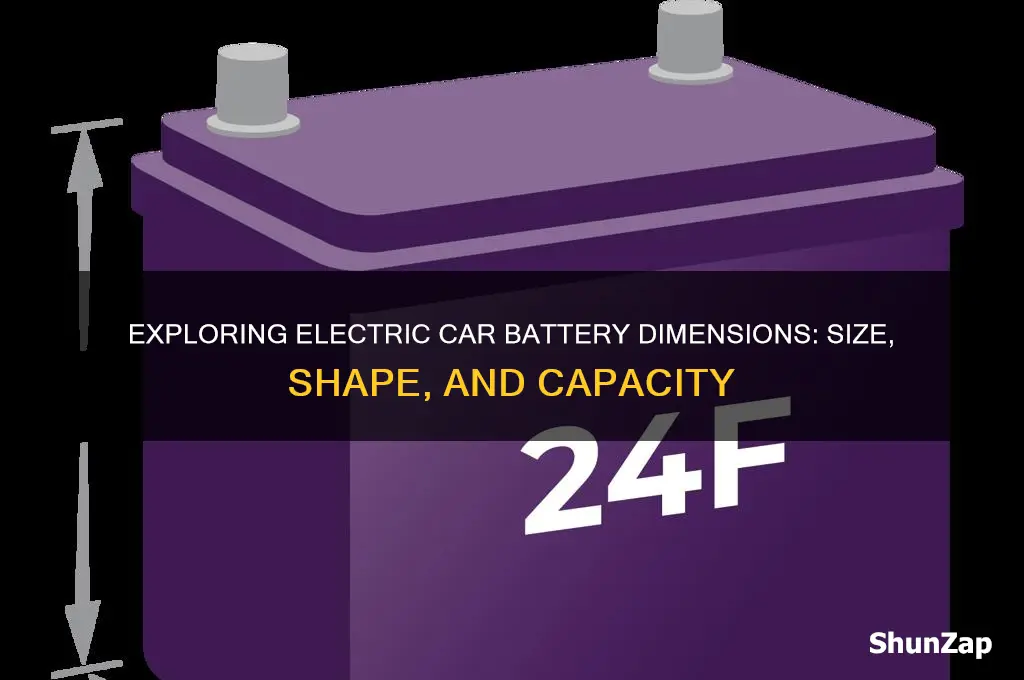 what are the dimensions of an electric car battery