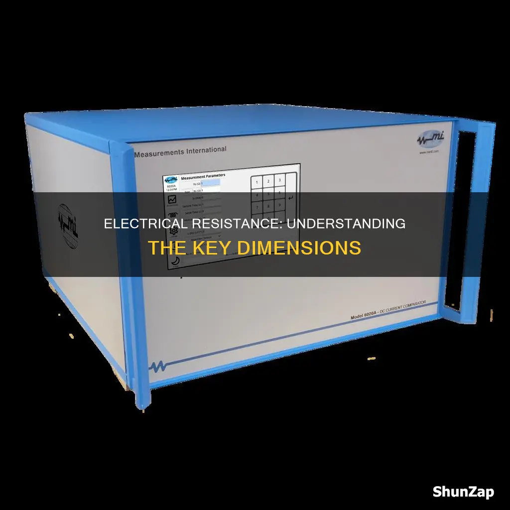 what are the dimensions of electrical resistance