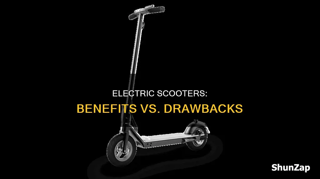 what are the disadvantages of electric scooter