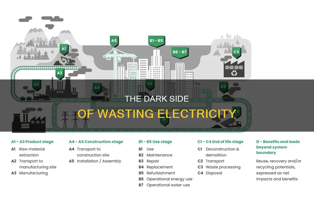 what are the effects of wasting electricity