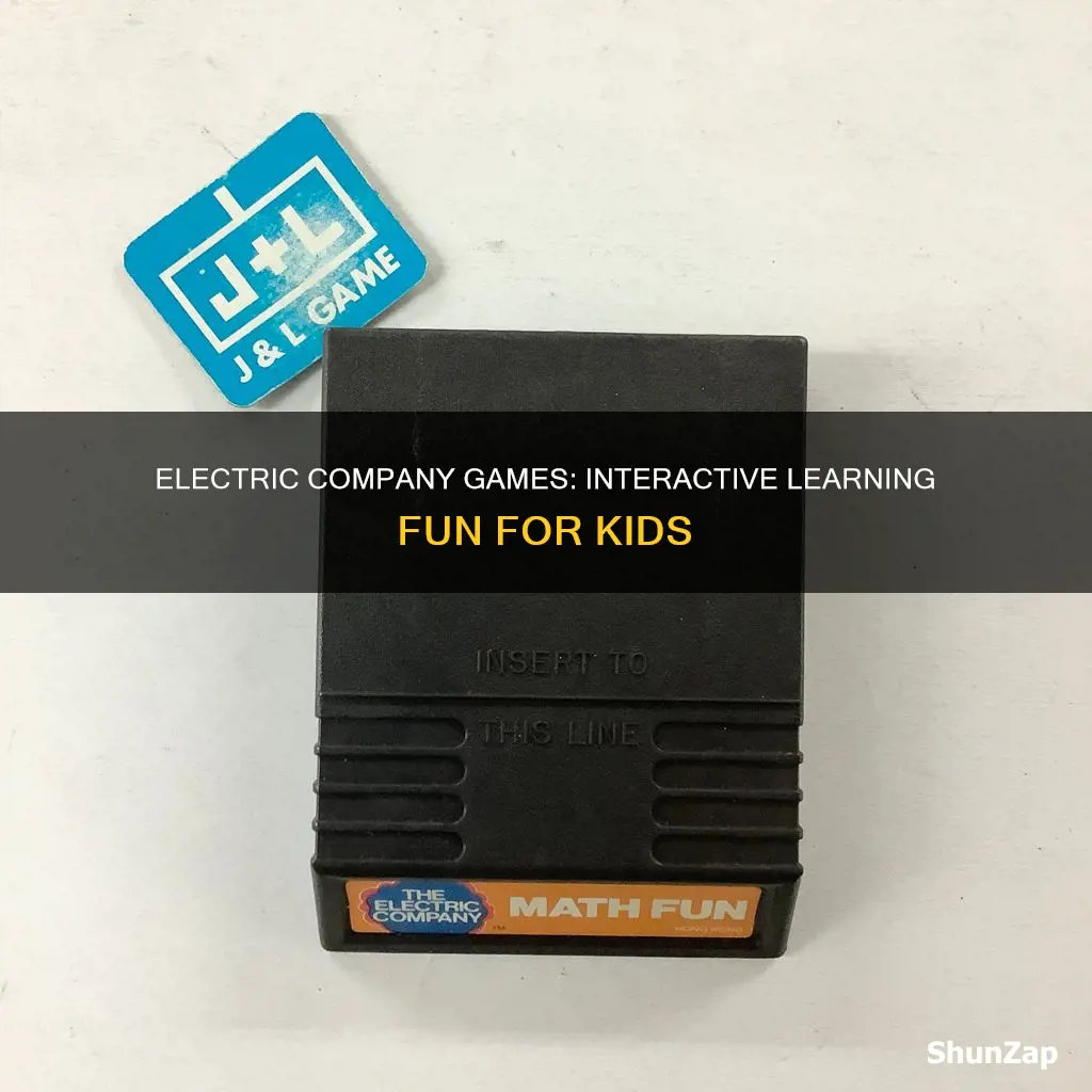 what are the electric company games