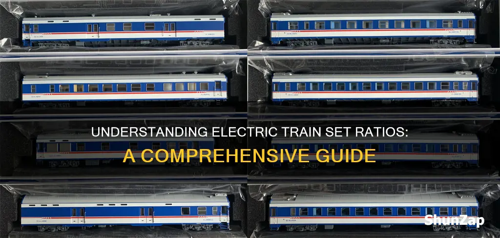 what are the electric train set ratios