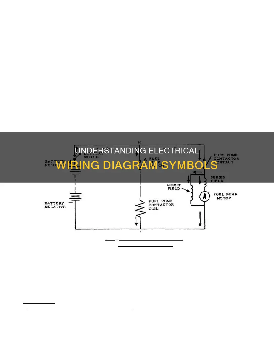 what are the electrical wiring diagram symbols