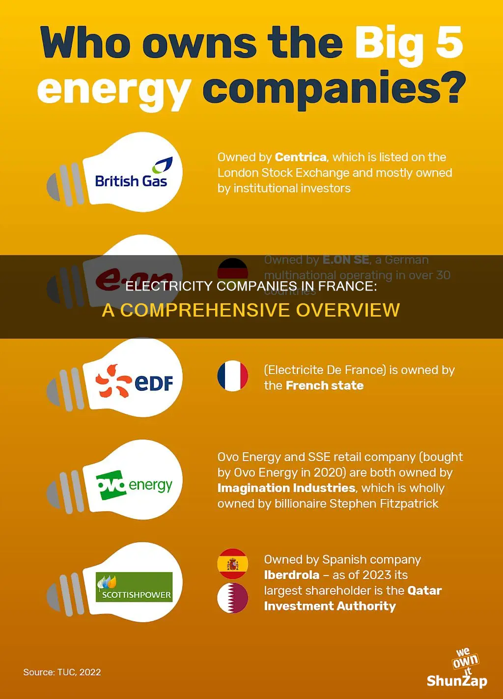 what are the electricity companies in france