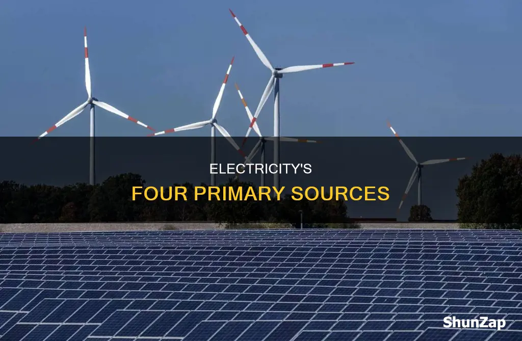 what are the four sources of electricity