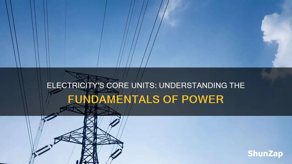 what are the four units of electricity