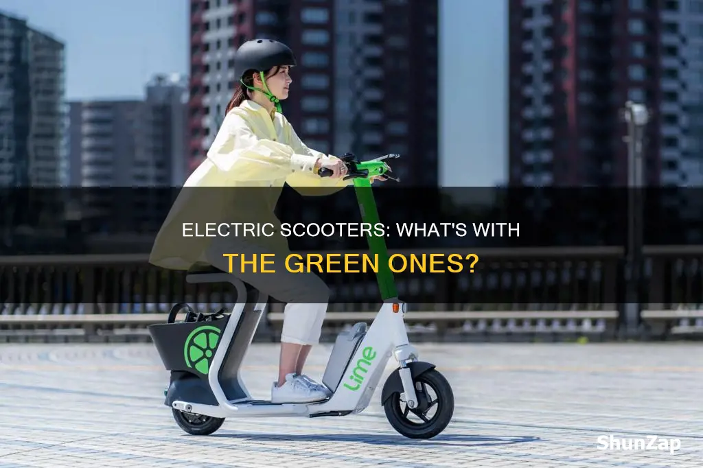 what are the green electric scooters called