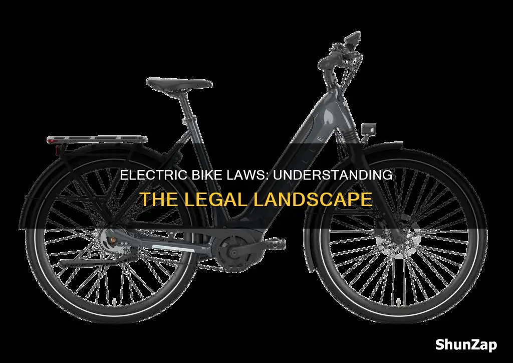 what are the laws for electric bikes