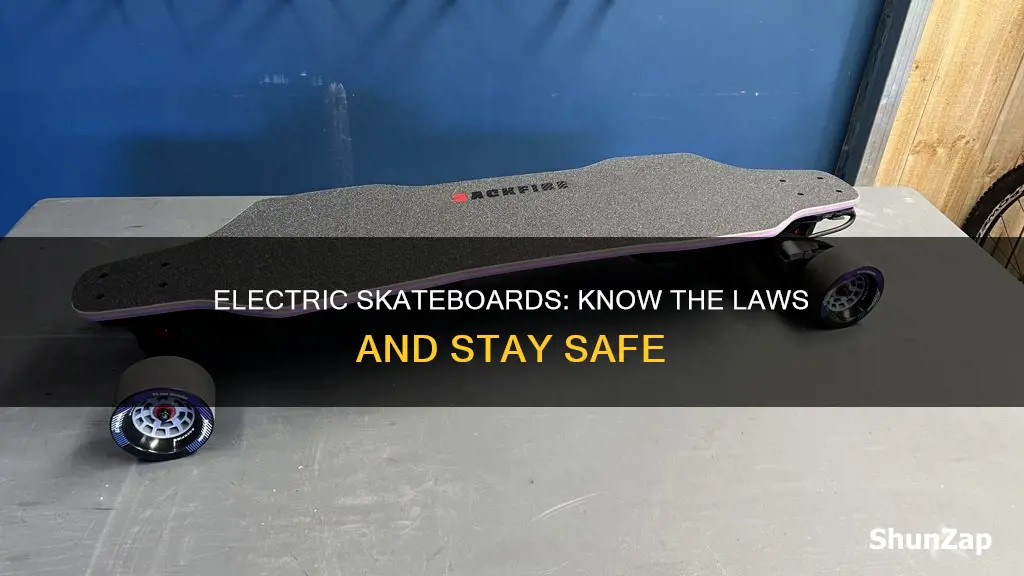 what are the laws on electric scateboards