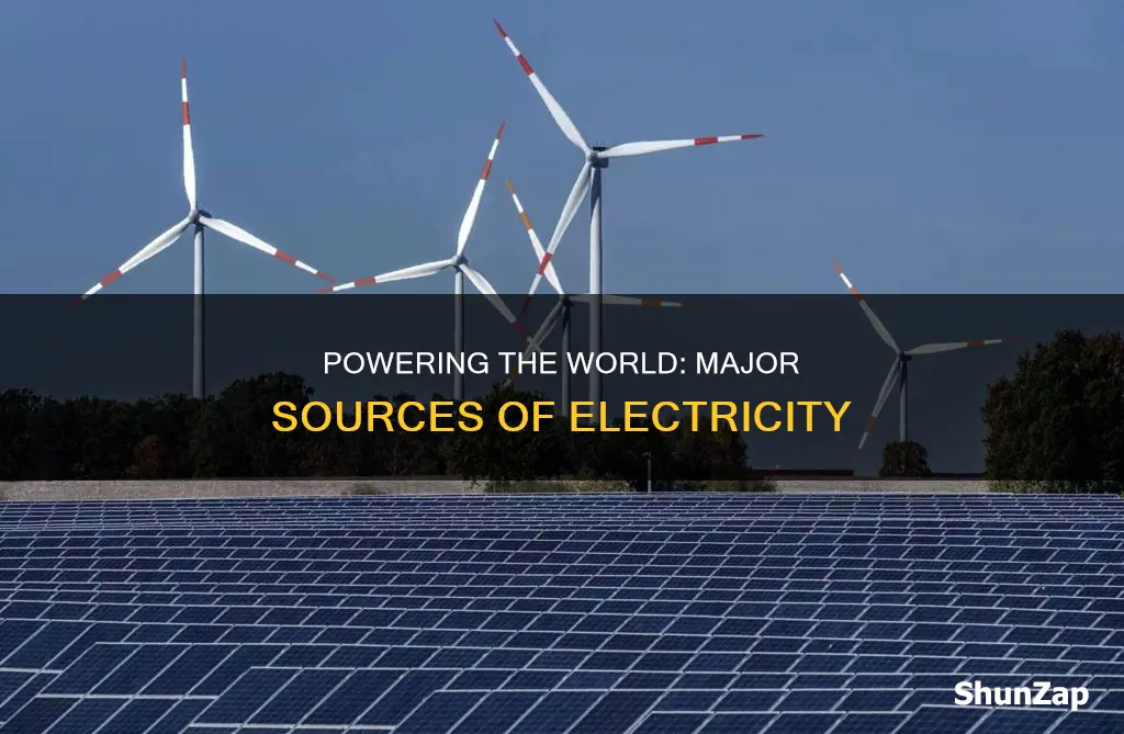 what are the major sources of electricity