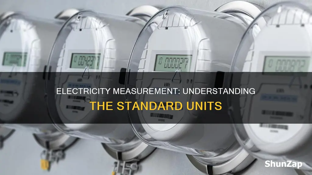 what are the measuring units of electricity