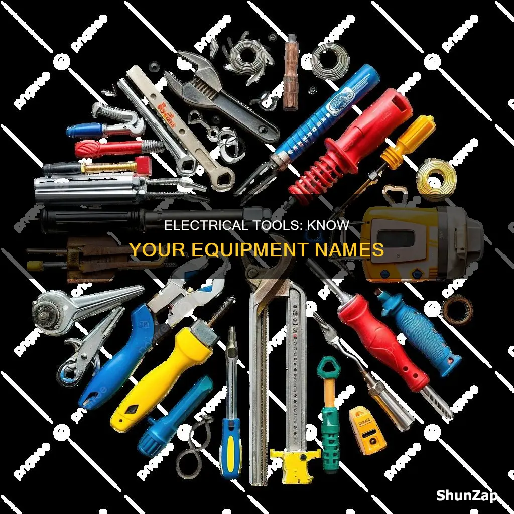 what are the names of electrical tools