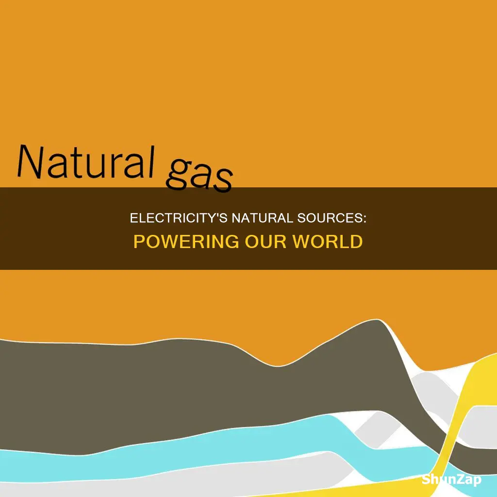 what are the natural resources of electricity