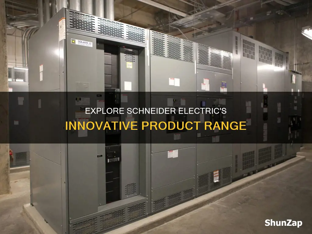 what are the products of schneider electric