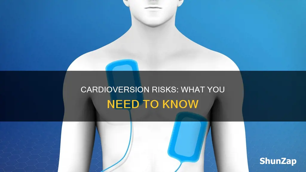 what are the risks of electrical cardioversion