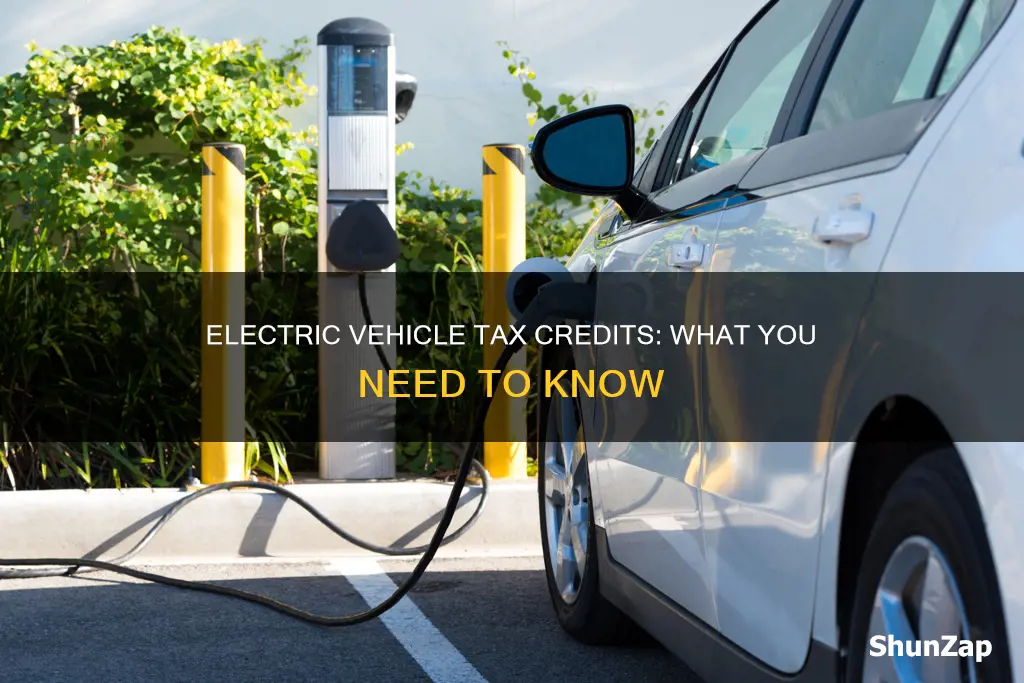 what are the tax credits for electric vehicles