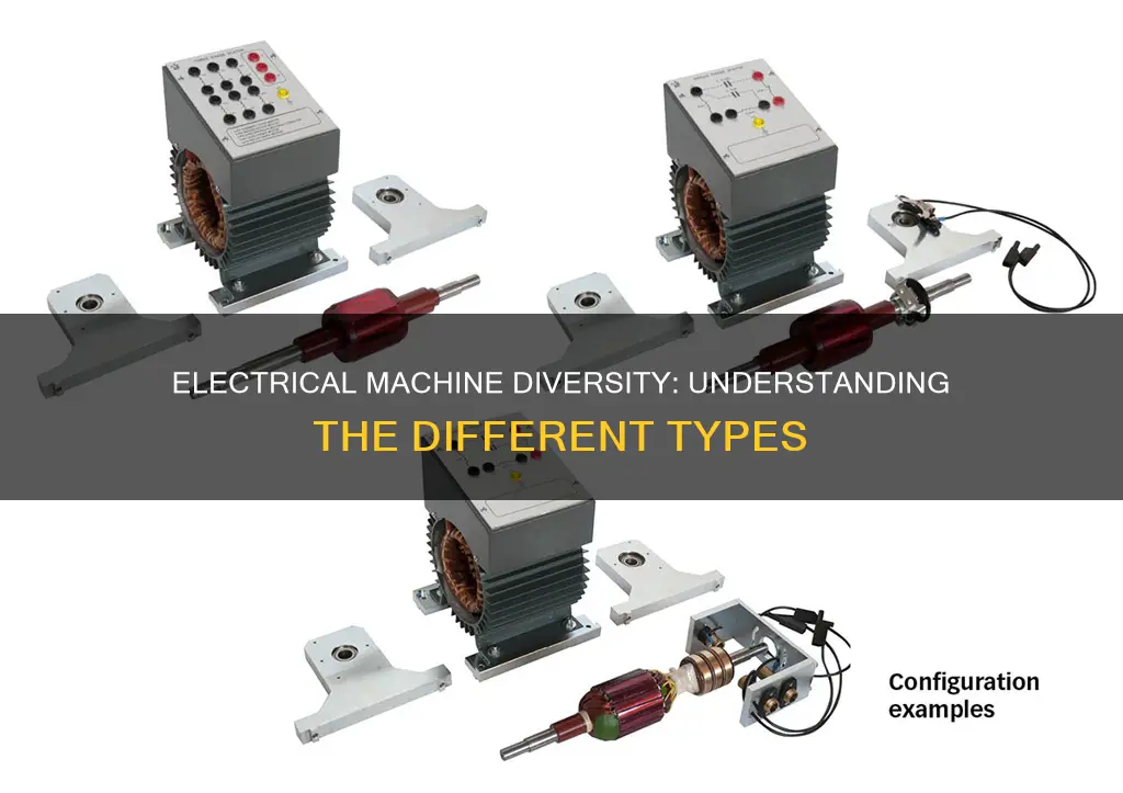 what are the types of electrical machine
