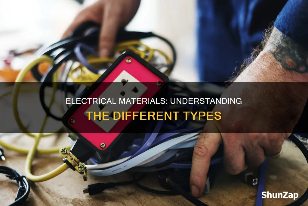 what are the types of electrical materials