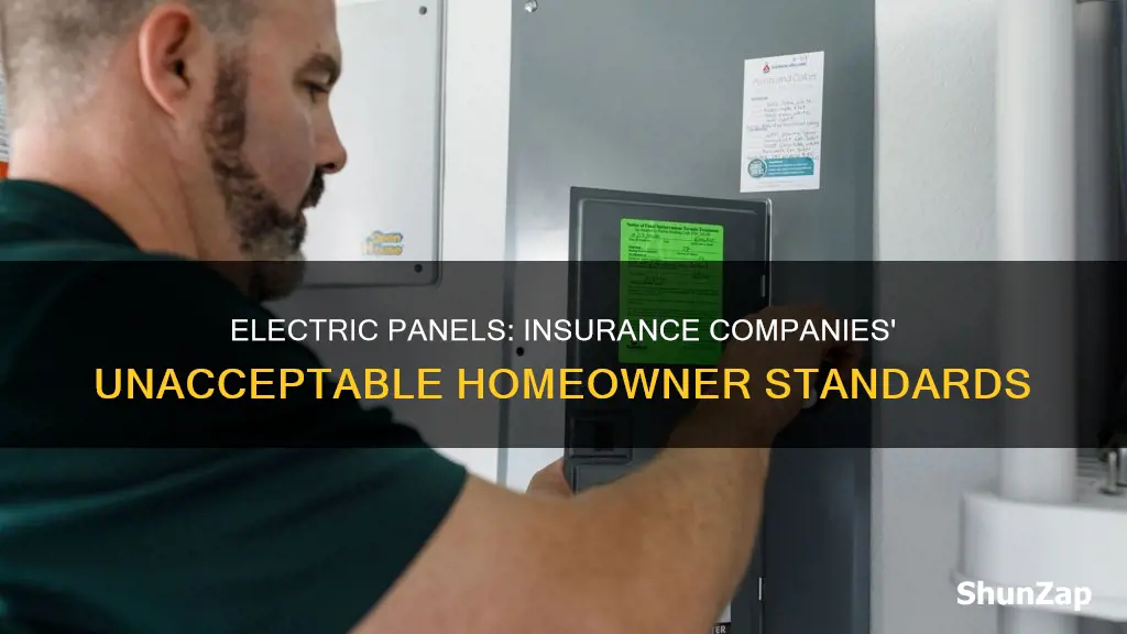 what are the unacceptable electric panels by homeowner insurance companies