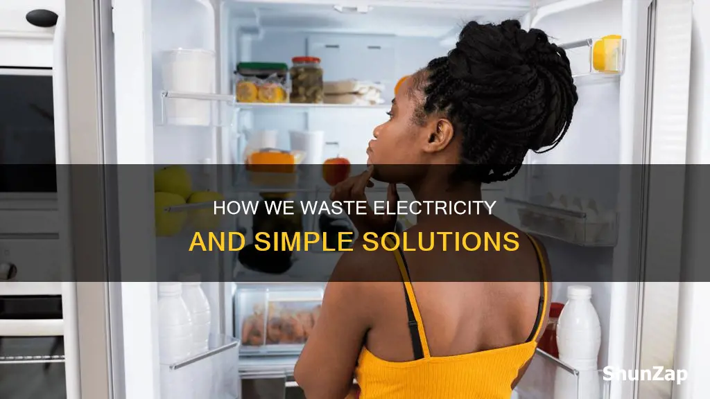 what are the ways we waste electricity