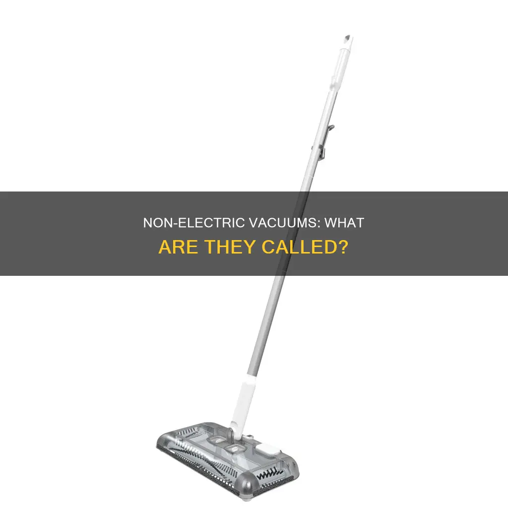 what are those non-electric vacuums called