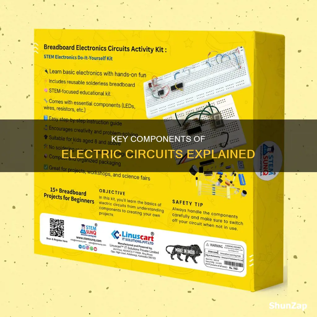 what are three parts of electric circuits