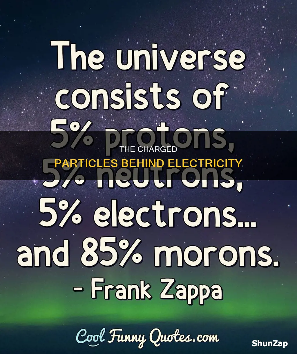 what atomic particles are responsible for electricity