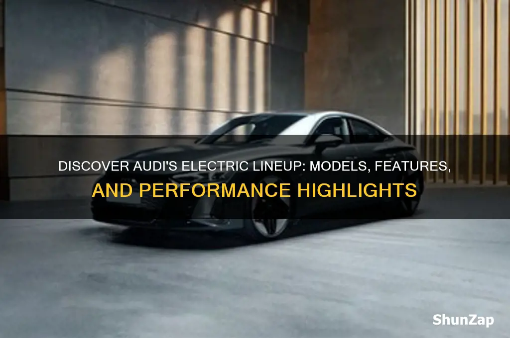 what audi cars are electric