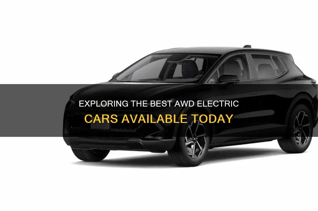 what awd electric cars exist