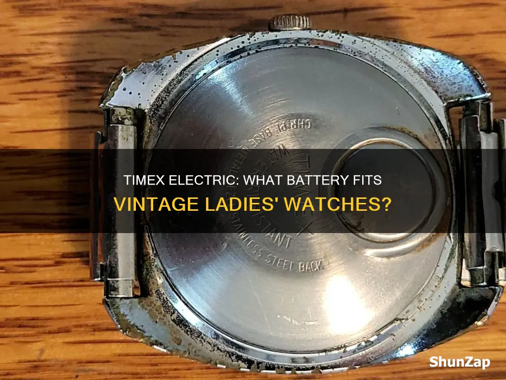 what battery fits vintage ladies timex electric