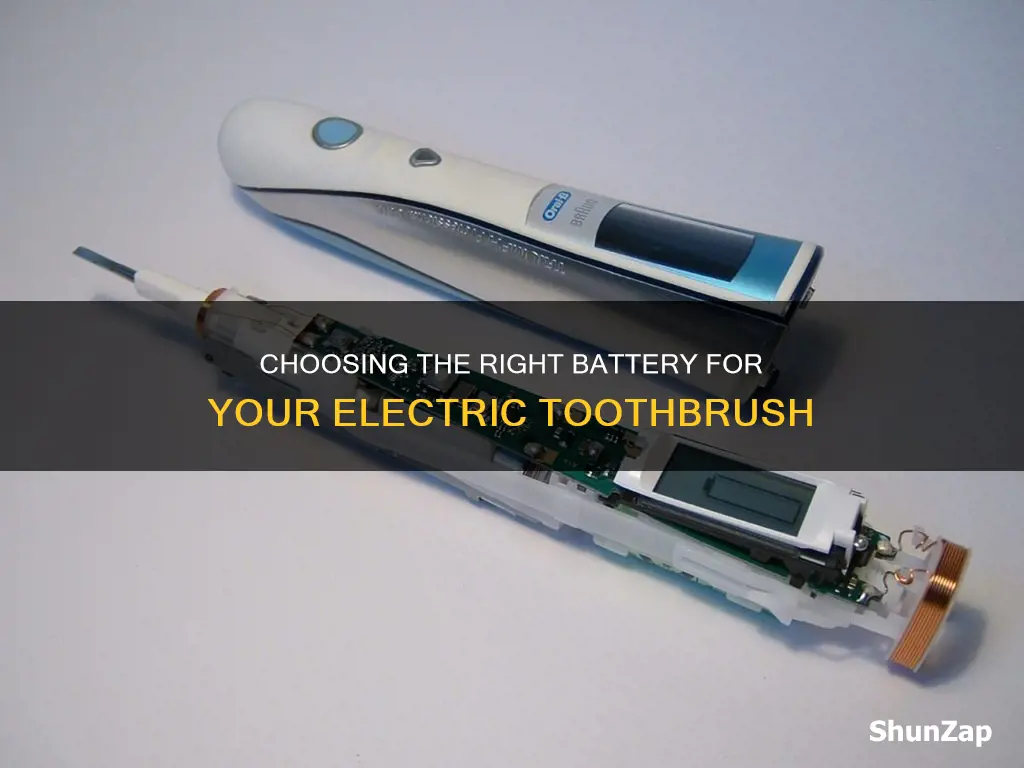 what battery goes in my electric toothbrush