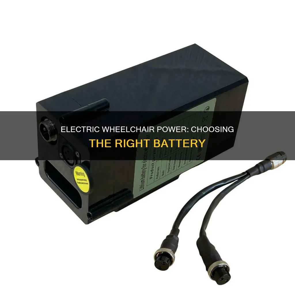 what battery is in an electric wheelchair
