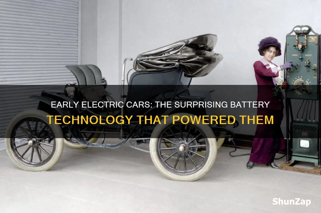 what battery was used in early electric cars
