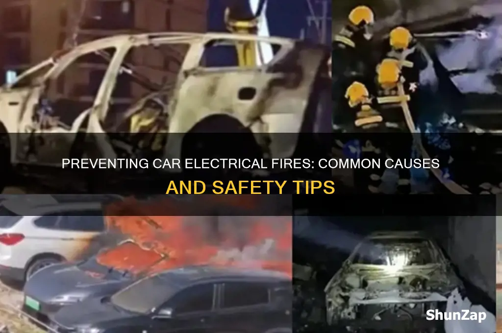 what can cause an electrical fire in a car