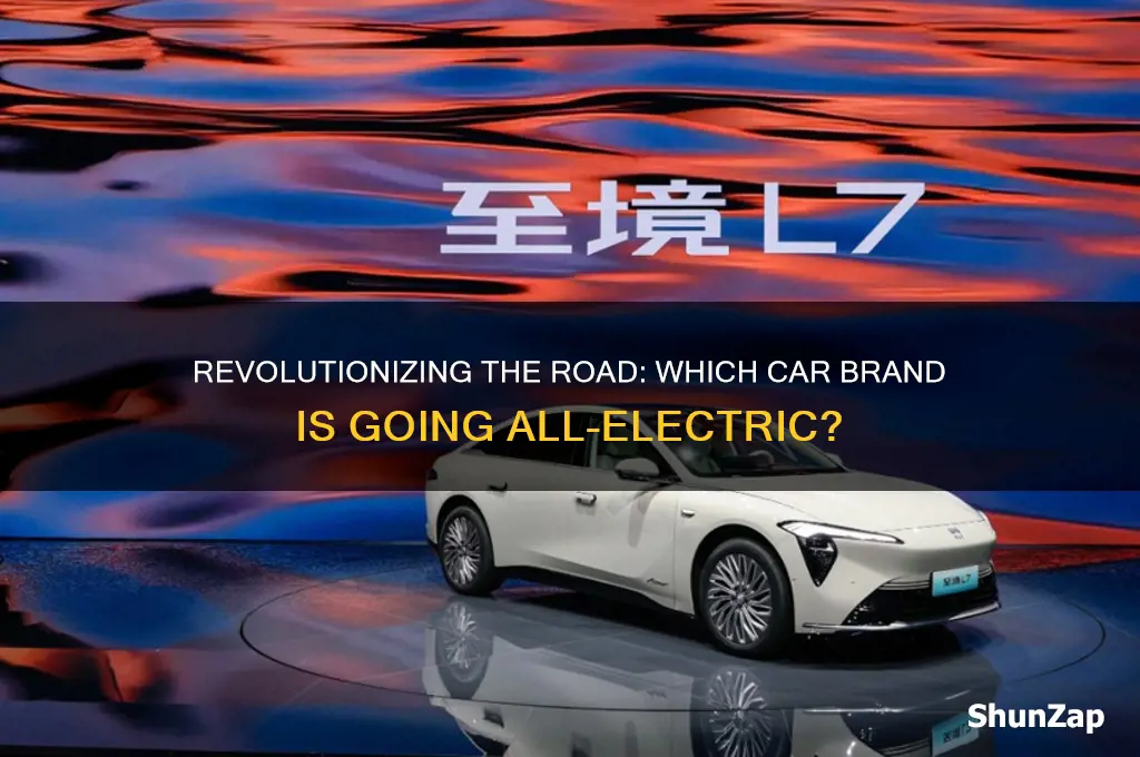 what car brand is going all electric
