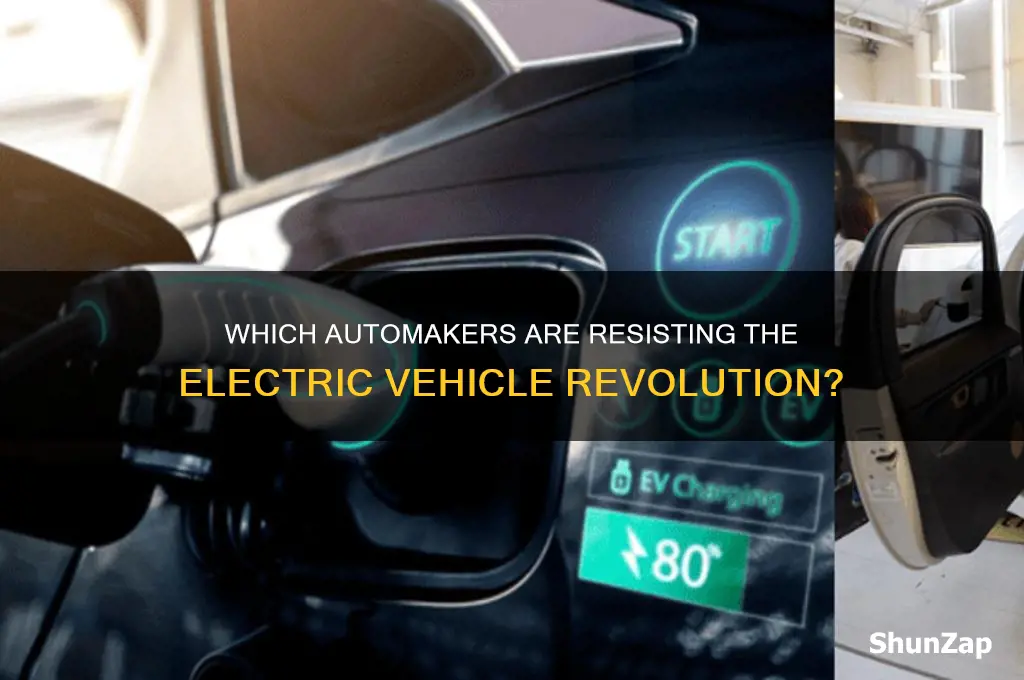what car companies are not going electric