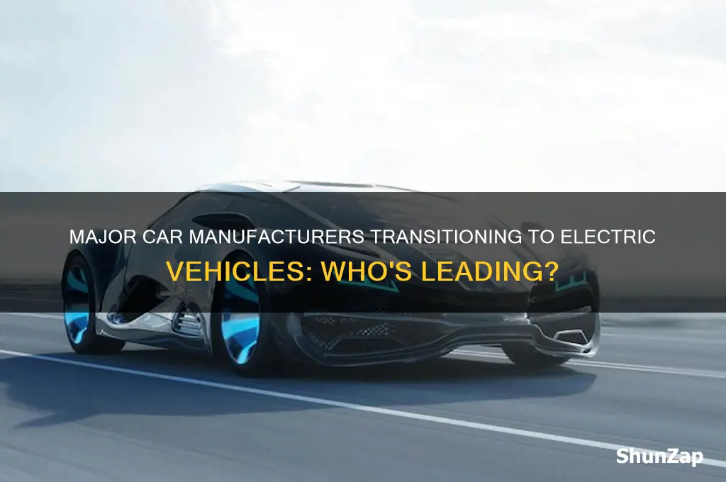 what car companies are switching to electric