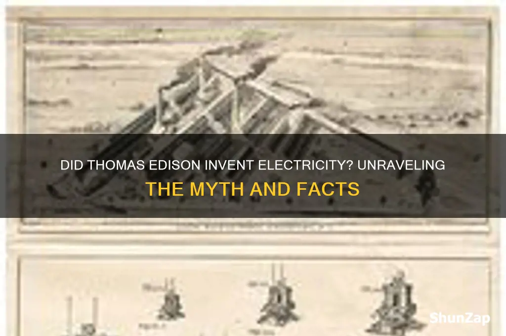 what car did thomas edison invent electricity