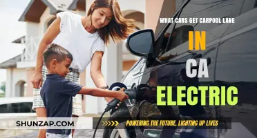 Electric Vehicles Eligible for California Carpool Lane Access: A Guide