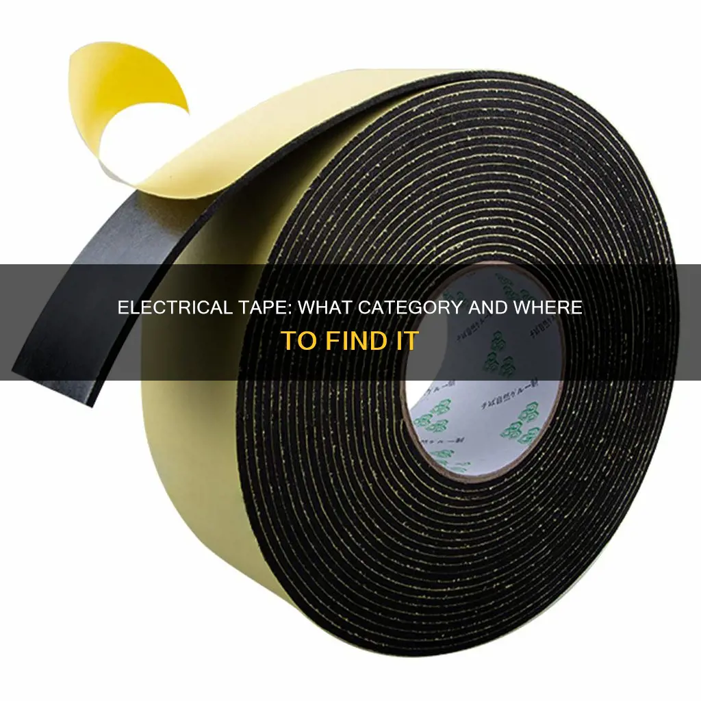 what catagory does electrical tape go in
