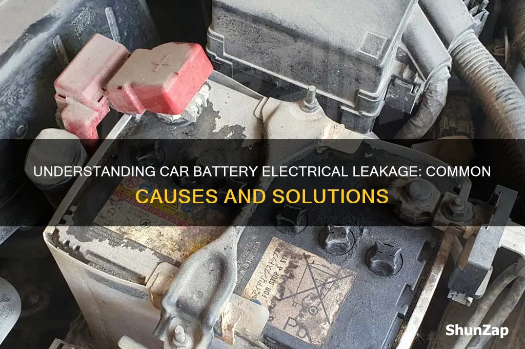 what causes a car battery electrical leakage