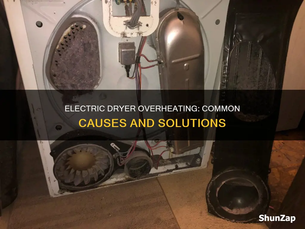 what causes an electric dryer to overheat