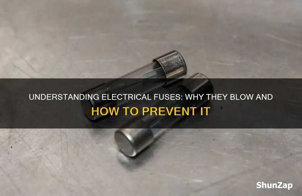 what causes an electrical fuse to blow