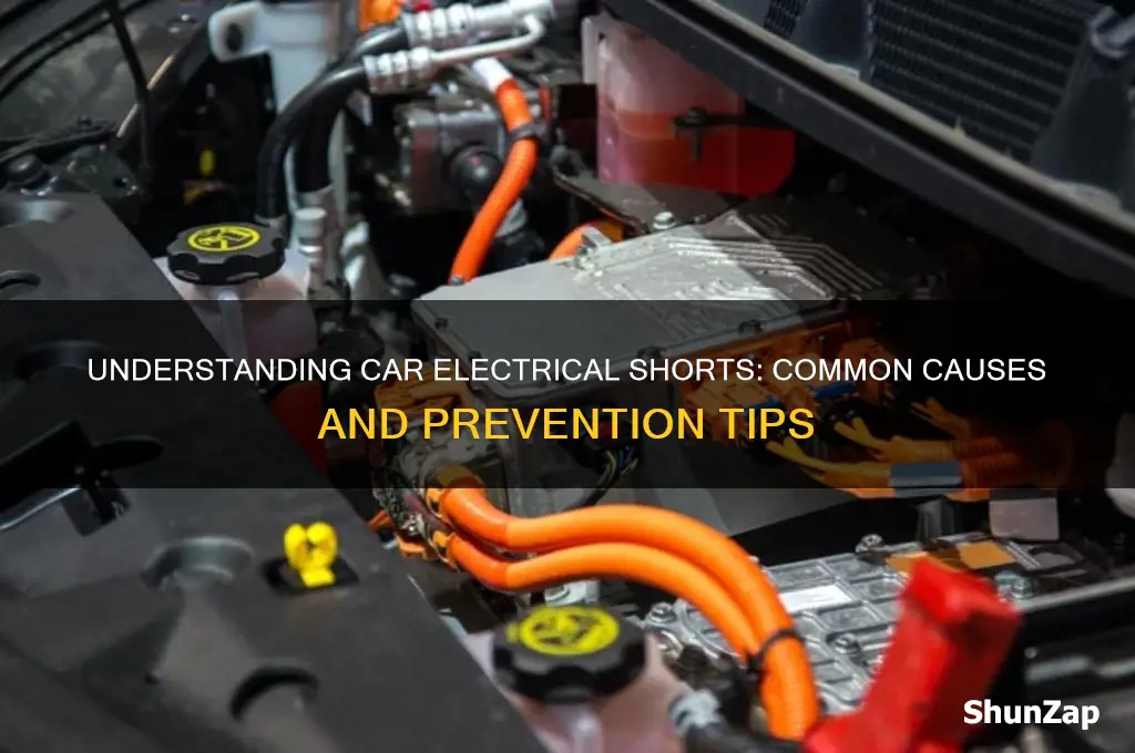 what causes an electrical short in a car