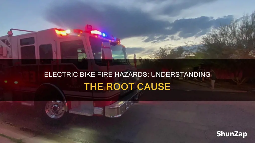 what causes electric bikes to catch fire