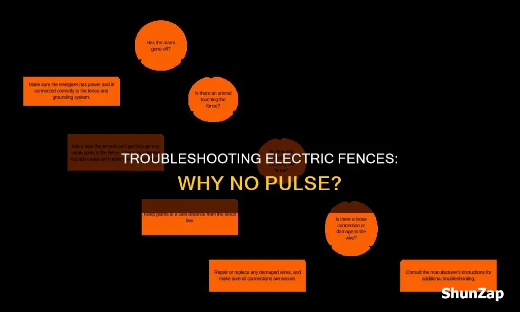what causes electric fence to not pulse